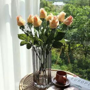 장미꽃 조화 호텔 플라워 장식 웨딩 인테리어 로비cde980