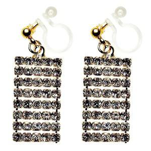 이어링 여성용 논홀 피어스 실버 크리스탈 골드 인기 아프지 않다 삼각형 티어드롭 다이아몬드 사각형 스퀘어 프린지 라인스톤 긴형 대형 Miyabi Grace 미야비 그레이스