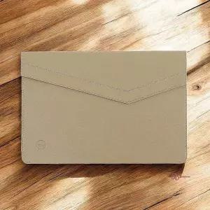 게더릭 슬리브 파우치 14형 베이지 노트북 가죽ghi311