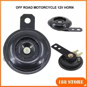호환   경적 12V 슈퍼 시끄러운 방수 라운드 스피커 범용 스쿠터 전자 자전거 전기 경적 키트