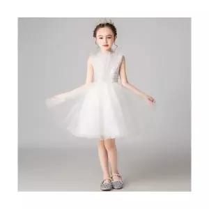 팜므 여아드레스 유아 주니어 화이트 연주 드레스설날