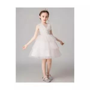 팜므 여아드레스 유아 주니어 무성한 연주 드레스설날