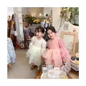 팜므 여아 공주 아기 아동 북유럽 봄 볼륨 드레스설날