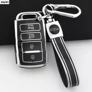 호환  4버튼 TPU 자동차 리모컨 키 케이스 커버 보호 키체인 쉘 기아 신형 K7 카덴자 K9 K-04 쏘렌토 K900