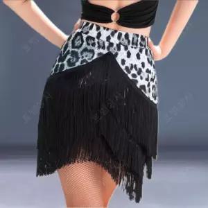 여성 줌바 댄스스커트 라틴 모던 라인 댄스복 방송 밸리
