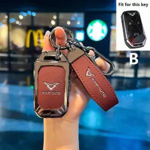 호환  코윈 오토 카인 카이이 쿤룬 IHD R 500 300 EV 아연 합금 자동차 키 케이스 키체인 커버 쉘 홀더 폰