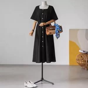 (안나앤플러스) A. 린티 요루 스모크 원피스[드레스E0203H06] 빅사이즈