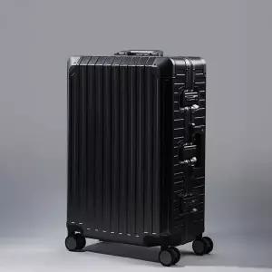 [알벡스]티탄 알루미늄 100 블랙 기내용 여행용 캐리어 소형 중형 대형 수하물 20 24 26 29인치 TSA락