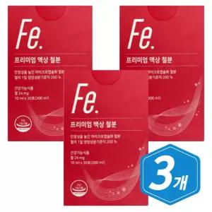 뉴트리모어 프리미엄 액상 철분제 30포 / 3개 중년 여성 시니어 여자 철분