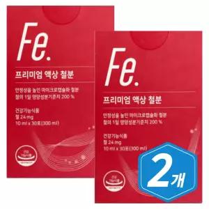 뉴트리모어 프리미엄 액상 철분제 30포 / 2개 중년 여성 시니어 여자 철분