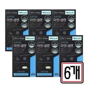 팔레오 닥터스노트 슈퍼 이뮨 아연n셀렌 60정/ 6개 남자 여자 면역 기능 필요