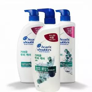 헤드앤숄더 가려운 두피케어 샴푸 850ml, 3개