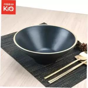 대접 블랙 면그릇 우동기 멜라민 그릇 대접식기