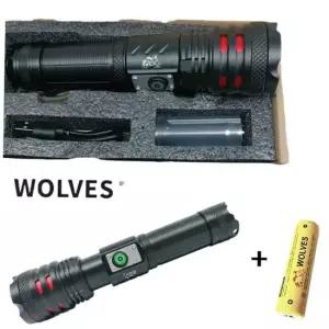 울브스랜턴 소형랜턴 해루질 10000루멘 울브스 DEVIL+18650배터리