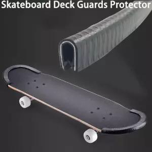 U 채널 디자인 스케이트보드 데크 가드 보호대 범프 롱보드 댄스보드 충돌 방지 고무 스트립