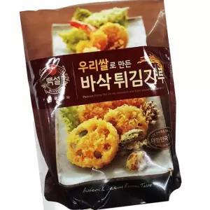 백설 우리쌀 튀김 가루 1kg 부침가루 튀김파우더 바삭튀김가루