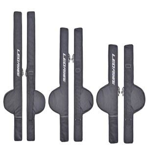 LEOFISHING 휴대용 낚싯대 케이스 접이식 낚싯대 가방 낚싯대 태클 보호 커버 케이스 낚시 스피닝 로드 백 릴 낚싯대를 위한 특별한 디자인 3가지 사이즈 스몰