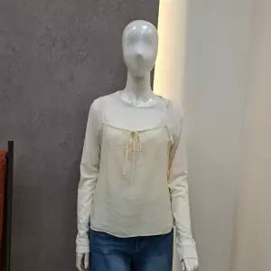 꼼빠니아이중라운드 티셔츠 CAFW9WKL800 KG