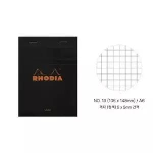 [문구] 격자 무선 노트패드 80g A6 사이즈 80매 필기용 노트