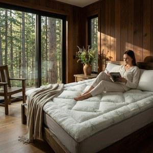 나이트허그 대나무 사람 패드 사람에게 토퍼 레이온 이상적입니다 허리 파쇄 사이즈 포켓 잠자는 메모리 쿨링 뜨거운 매트리스 GSM 1700 옆구리