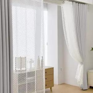 갤러리아 지나송 노엘 암막커튼+코디커튼+커튼봉 (대형)