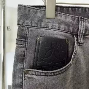 남자 팬츠 청 가을 자수 배기핏 반 머리 미인 프린트 9부 DUCHI3