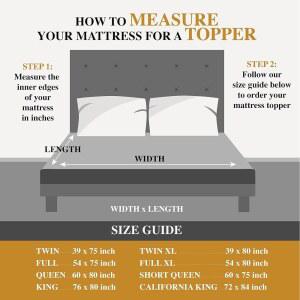 엑스트라 두꺼운 매트리스 스트랩 프로텍터 22인치까지 베개 쿨링감 늘어남 침대 6인치에서 토퍼 패드 부드럽고 토퍼 사이즈 허리 있는 위한 길이