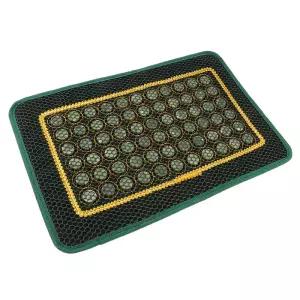 천연 옥 스톤 직사각형 통기성 쿨링 베개 커버 의자 시트 마사지 패드 가정 사무실 차량용 매트 고품질