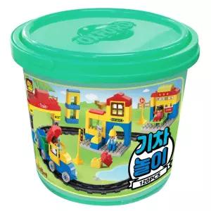 OXFORD 피규어3+따라하기+스티커 기차 놀이 장난감 블록 학습교재 수업교구 어린이 선물