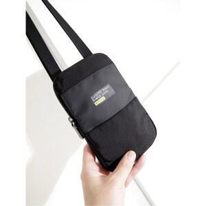 홍콩풍 3단 미니 핸드폰 크로스백 얇은 남녀 캐주얼백