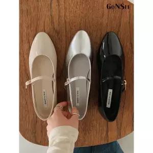 [고앤씨]여성 루아 에나멜 메리제인 플랫 슈즈 정장 구두_P421132667