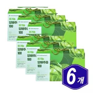 푸드버킷 유기농 양배추즙100 30개입 x 6개 중장년 시니어 야채 엑기스 주스