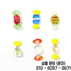 18개 빈티지 미니 무라노 유리 사탕 장식품 수제 귀여운 혼합 크리스마스 캔디 홈 테이블 파티 선물