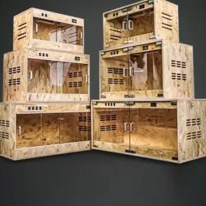 육지거북이사육장 거북이은신처 도마뱀사육장 50 미닫이(옆으로)120806