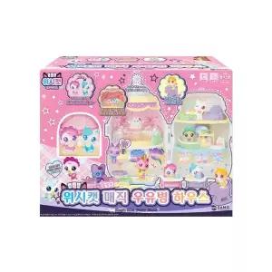 위시캣 매직 우유병 하우스 피규어 고양이 일냥이 이냥이 소품 캐릭터 선물