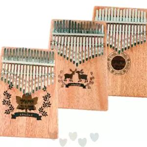 목재 핑거피아노 손가락 연주 악기 휴대용 민속 악기 음악 연주 도구 힐링 사운드