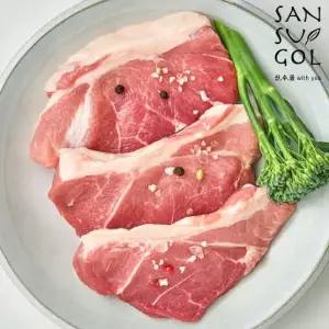 [산수골목장]국내산 냉장 한돈 앞다리살 500g
