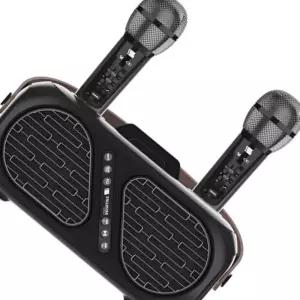 [원사안전] 마이크 노래방마이크 앰프 블루투스  듀얼 노래 무선 가정용 방 (본품)