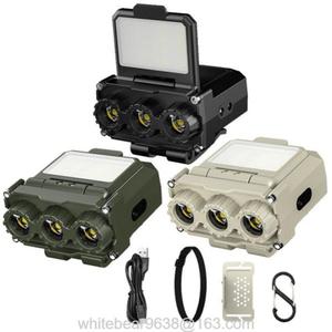 USB 충전식 LED 헤드랜턴 XPG 등산 낚시 용 안전모 헤드램프 2025년식