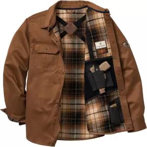 전설적인 화이트테일 남성 컨실러 캐리 Ccw 셔츠 재킷 왁스 면 방수 샤켓