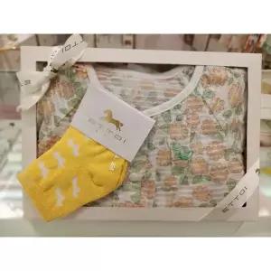 [에뜨와](강남점)임신출산백일선물) 미미반소내의+양말세트Y(07S3 57684)