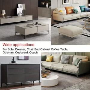 4pcs 현대 가구 다리 금속 골드 검은 철 소파 피트 테이블 침대 의자 책상 드레서 캐비닛 지원 하드웨어