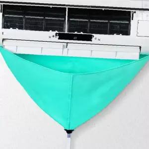 벽걸이 냉방기 자가 세척 도구 세트 먼지 제거 살균 세정액 물받이 커버 청소