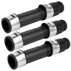 plplaaoo 릴 시트 3개, 낚시 릴 시트, 스피닝 낚싯대 릴 시트, 블랙 ACS 부식 방지 낚싯대 릴 시트, 해수 및 담수용, 낚시 태클 액세서리, 낚싯대