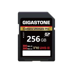 5년 데이터 복구 기가스톤 256GB SD 카드 UHS-II V90 U3 SDXC 메모리 카드 고속, 최대 300MB/s 읽기, 올림푸스 디지털 카메라와 호환 가능