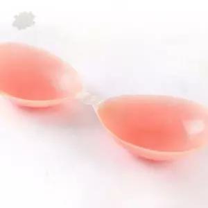 접착 실리콘 브라 패드 누드 톤 노와이어 노브라 가슴 보정 속옷 여성 이너웨어