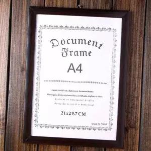 [골드스마일]액자 벽걸이액자 상장액자 A4액자 자격증액자