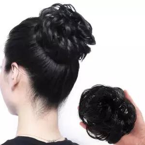 [골드스마일]8p 똥머리가발 업스타일 웨딩헤어 혼주올림머리