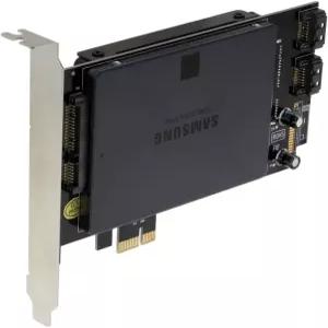 SEDNA - PCI Express PCIe 듀얼 2.5 SSD/HDD 마운트 어댑터(짧은 양면 버전) 전원 회로 내장 SATA 커넥터
