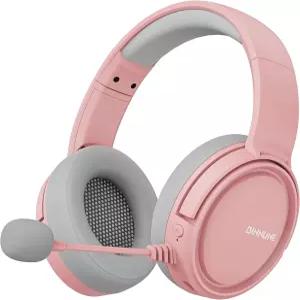 PS5 PC용 바이눈 무선 게이밍 헤드셋 - 2.4GHz 저지연 USB 동글 및 초안정 헤드폰 플립 마이크 스위치